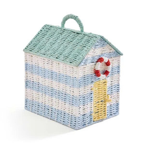 Refined Elegant Ultra Durable Lightweight Breathable Natural Organizer for Toys Essentials Natural Paper Kid <b>Basket</b> - Product Image 4