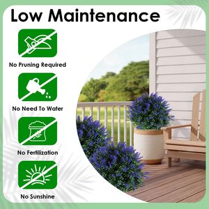 2 Confezioni di Alberi Artificiali a Sfera Topiaria Resistenti ai Raggi UV, Arbusti Sempreverdi, Piante Finte con Picchetto da Terra, Eleganti Elementi Decorativi per Esterni - Product Image 6