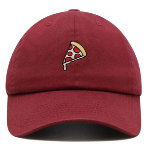 High Quality Custom <b>Mens</b> Baseball Cap <b>Funny</b> Food Pizza Embroidered <b>Hat</b> Structured Distressed Trucker Caps Wholesale price - Product Image 5