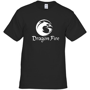 T-shirt noir à manches courtes pour homme en jersey de coton, coupe classique, respirant, avec logo imprimé par transfert thermique sur le devant, idéal pour un usage décontracté. - Product Image 1