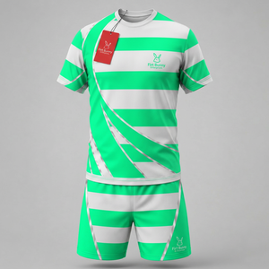 Uniforme de rugby Elite diseñado con material ligero de secado rápido y costuras resistentes para entrenamiento y torneos - Product Image 5