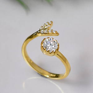 Natural Round Shape <b>Ring</b> Set with <b>Cubic</b> <b>Zirconia</b> Accents 925 Sterling Silver <b>Wedding</b> Engagement <b>Ring</b> Set for Women - Product Image 5
