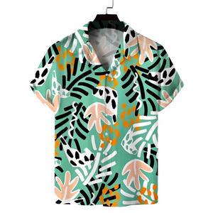 T-shirts à manches courtes d'été pour hommes de haute qualité, design de mode personnalisé, col haut en flanelle de coton imprimé uni ODM OEM - Product Image 4