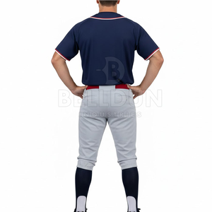 Customized Logo Design Breathable Baseball Uniform Reasonable Price Hot Sale Baseball Uniform For Sale - Product Image 2