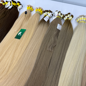 Cuticules cheveux alignés de qualité supérieure en vrac vietnamien cheveux naturels blonds 613 vierge cuticule alignée extension de cheveux humains - Product Image 4