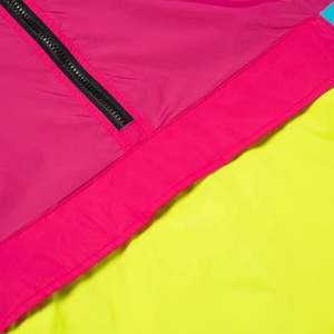 Latest Summer Custom Color <b>Block</b> Professional Windproof Street Wear Upper Zip Hoodie Breathable Windbreaker Jackets For Men - Product Image 5