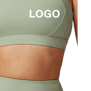 บราโยคะเนื้อผ้านุ่มแนบเนื้อ กระชับ ยกกระชับทรงได้ดี ไร้ตะเข็บ สวมใส่สบาย ยืดหยุ่น ระบายอากาศดี เหมาะสำหรับออกกำลังกาย ฟิตเนส ยิม และโยคะ - Product Image 6