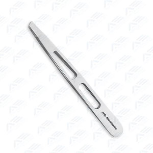 Pinzas para Cejas de Acero Inoxidable Antiestáticas, con Punta Inclinada, para un Diseño Preciso y Personalizado - Product Image 4