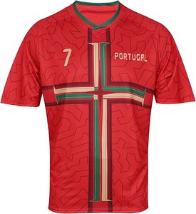 Camiseta Deportiva de Fútbol de la Selección Nacional de Uruguay, Color Azul Claro, Poliéster Resistente, Manga Corta - Product Image 5