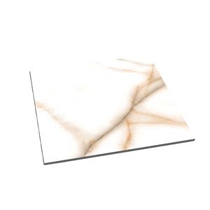 Nuevo diseño antideslizante color blanco bit de tono marrón azulejo de piso de cerámica para el aula Azulejos de piso de porcelana digital - Product Image 1