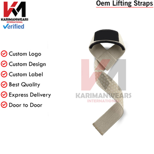 Sangles de musculation de niveau professionnel pour hommes et femmes, support de poignet pour la musculation, soulevé de terre, haltérophilie, fabricant OEM - Product Image 4