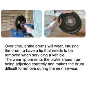 6PCS Universal Fit <b>Brake</b> <b>Drum</b> Lip Grinder Hand Tool From Taiwan - Product Image 2