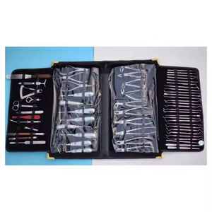 Kit d'instruments de chirurgie dentaire : extracteurs, forceps, outils orthodontiques en acier inoxydable, certifié CE, manuel inclus - Product Image 4