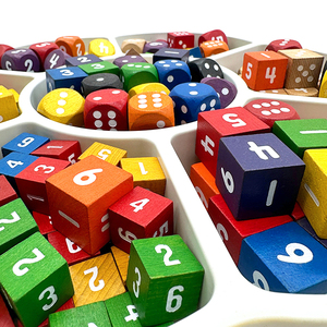 Juego de Dados de Fracciones de Madera al por Mayor, Materiales Matemáticos Montessori, OEM a Granel para el Aula - Product Image 5