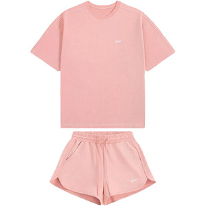 Oversized <b>Sweat</b> <b>Set</b> for women 2 Piece Shorts <b>Sets</b> Summer Casual Loose Short Sleeve Matching Suit <b>Sweat</b> Pant <b>Sweat</b> <b>Sets</b> for Women - Product Image 1