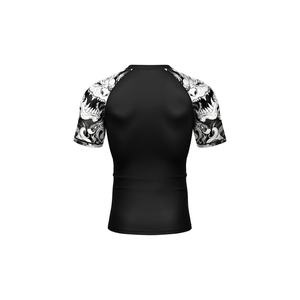 Camiseta Deportiva Ajustada con Estampado Gráfico de Dragón para Hombre, Ropa Deportiva Urbana, Camiseta con Diseño Personalizado, Ropa Deportiva de Capa Base - Product Image 4