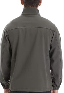 Veste softshell d'aventure imperméable, respirante, coupe-vent, thermique, avec poche zippée pour l'hiver - Product Image 2