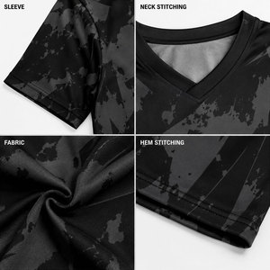 Ensemble de maillot de football, de soccer et de volley-ball personnalisé à manches courtes et short pour hommes et femmes avec votre nom, votre numéro et le logo de votre équipe - Product Image 6