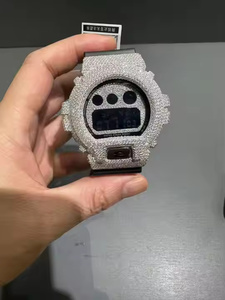 Reloj de Lujo para Hombre Crystal Storm con Cuarzo, Moissanita y Diamantes, Estilo Hip Hop, Hiperbrillante - Product Image 5