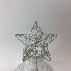 ที่แขวนเทียนรูปดาวหัวใจ ประดับมุกโลหะ ตกแต่งต้นคริสต์มาส - Product Image 5