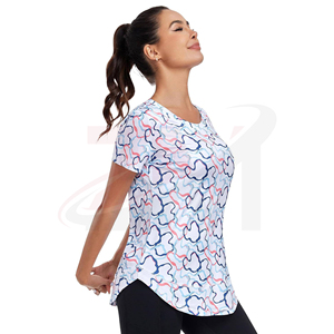 Ropa de uso diario para mujer, top informal estampado, ropa transpirable para actividades al aire libre y ropa de verano de estilo moderno - Product Image 1
