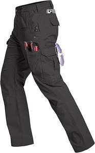 กางเกงทำงานนิรภัยคุณภาพสูงสำหรับผู้ชาย ผ้าโพลีเอสเตอร์ระบายอากาศได้ดี มองเห็นได้ชัดเจน เหมาะสำหรับงานก่อสร้าง - Product Image 2