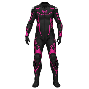 Traje de Motocicleta Personalizado de Cuero Genuino, Ropa de Moda para Carreras de Motos y Automovilismo con Protección de Alta Calidad - Product Image 5
