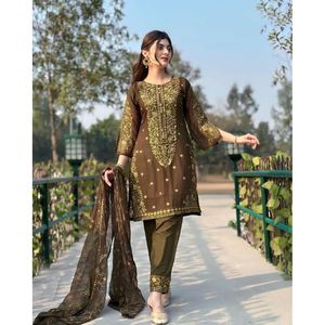 กางเกงแฟชั่นผ้าจอร์เจีย - Product Image 2