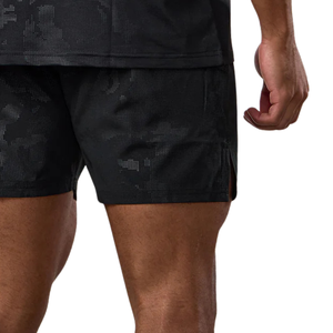Mens Black <b>Camo</b> Training Shorts Lightweight Athletic Running Gym Workout Sports Activewear Quick Dry Shorts - Product Image 2
