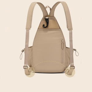 Sac de sport unisexe personnalisé avec logo pour raquettes de tennis et de pickleball, en polyester imperméable, capacité 30-40L, sac à bandoulière tendance pour le tennis - Product Image 1
