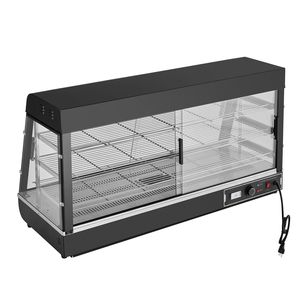 Espositore Riscaldato Commerciale a 3 Livelli 1500W con Controllo Manuale della Temperatura e Ripiani Regolabili 86-185°F - Product Image 1