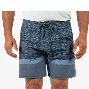 Shorts de bain pour hommes de haute qualité, en toile, séchage rapide, pour la pêche, taille mi-haute, style décontracté, respirant, avec cordon de serrage - Product Image 2