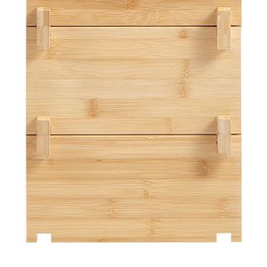 Portabottiglie Modulare per 72 Bottiglie, 8 Ripiani in Legno di Bambù, per Conservare Bottiglie di Pinot, Autoportante da Pavimento - Product Image 6