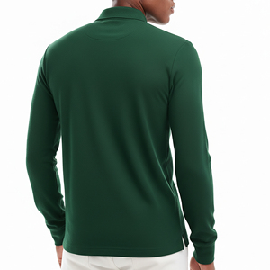 Polo en piqué épais de qualité supérieure, respirant et structuré, style décontracté intelligent, 240 GSM, 100% coton, fournisseur d'usine OEM sous marque privée - Product Image 6