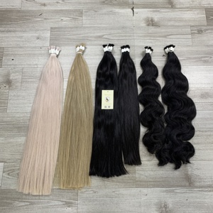 Coletas Cabello Humano-Extensions de Cheveux Humains Vierges, Platine, Noir Double Dessiné, 100% - Product Image 3