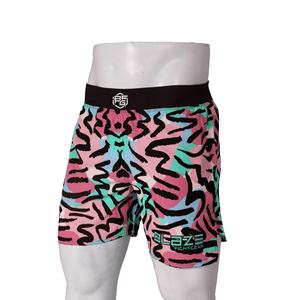 Pantalones cortos unisex para hombre para boxeo y entrenamiento de MMA, entrenamiento de gimnasio NO GI con patrón impreso por sublimación, diseño personalizado, tamaño y estilo - Product Image 1