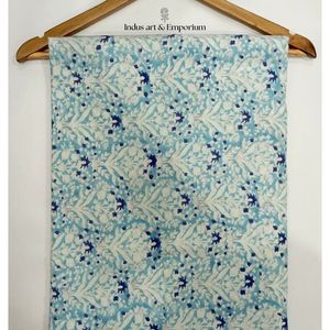 Tela de Algodón Cambray Estampada a Bloques 60x60, Tela de Algodón con Estampado Tradicional Jaipuri - Product Image 2