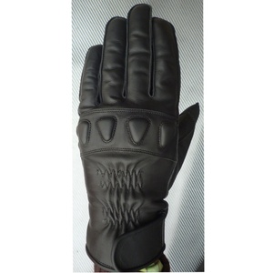 Gants en cuir à doigts entiers, respirants, avec fermeture auto-agrippante, imperméables, antidérapants, compatibles écran tactile, ajustables - Product Image 1