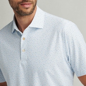 Designs Summer Short Sleeve Dry Fit Soft 88% Poly 12% Spandex Custom Golf Polo Shirts with Embroidery logo 250gsm Men Clothing - Product Image 2