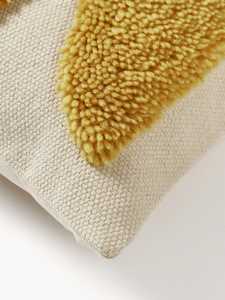 Housse de coussin décorative en coton tufté fait main, housse de coussin décorative en coton tufté fait main, housse de coussin décorative - Product Image 2