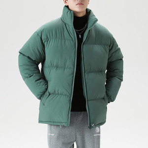 <b>Light</b> Warm Stand Collar Winter Puff Filled <b>Jacket</b> Zipper Closure Men - Product Image 3