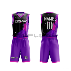 Wholesale Design <b>Retro</b> Sublimation Reversible Basket Ball Kids Singlets Vests Kit Set Shirt Men <b>Basketball</b> Uniform <b>Jersey</b> - Product Image 3