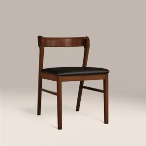 SINTERIOR <b>BLACK</b> CHISWICK WOODEN DINING <b>CHAIR</b> - Product Image 1
