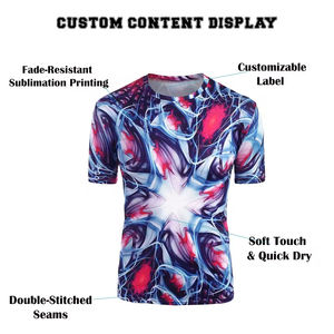 Camiseta de Hombre de Primera Calidad, Poliéster/Algodón, Color Personalizado por Sublimación, Secado Rápido, Transpirable y Ecológica, Superventas - Product Image 5