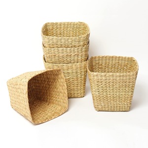 ตะกร้าใส่น้ำผักตบชวาสานสำหรับปลูกต้นไม้ - Product Image 5