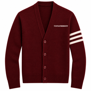 Créez vos propres logos personnalisés sur des pulls en tricot à col en V pour les sororités/fraternités/écoles/collèges/universités, unisexe - Product Image 1