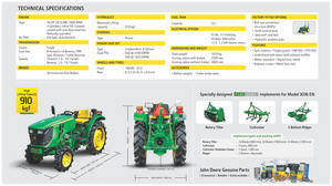 Caractéristiques avancées Tracteur utilitaire compact robuste et puissant avec composants de base agricole 4WD comprenant une pompe de boîte de vitesses de moteur - Product Image 5