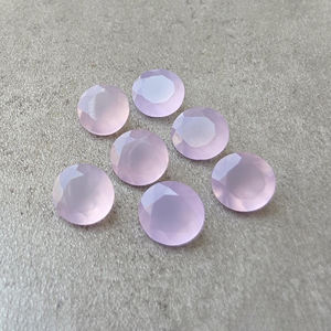 Calcedonia Lavanda, Corte Facetado, Redondo, Calibrado, Piedra Preciosa de Calidad AAA+, para Joyería, Todos los Tamaños, Venta al Por Mayor - Product Image 2