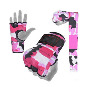 Guantes elásticos duraderos con logotipo y color personalizados para entrenamiento de MMA y Muay Thai, guantes interiores para adultos, para deportes. - Product Image 3