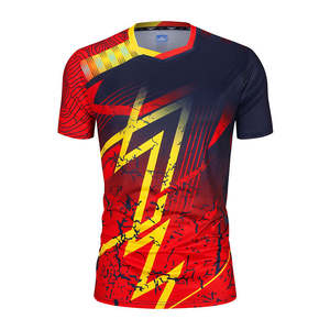 T-shirt pour homme Lidong, impression personnalisée DGT, impression de photos, impression de logo, t-shirt de badminton, sans MOQ - Product Image 2